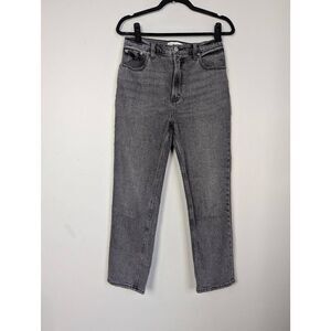 Abercrombie & Fitch the ankle straight ultra high rise jeans size 28 US 6